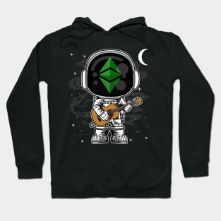 Astronaut Guitar Ethereum Classic ETH Coin To The Moon Crypto Token Cryptocurrency Blockchain Wallet Birthday Gift For Men Women Kids Hoodie